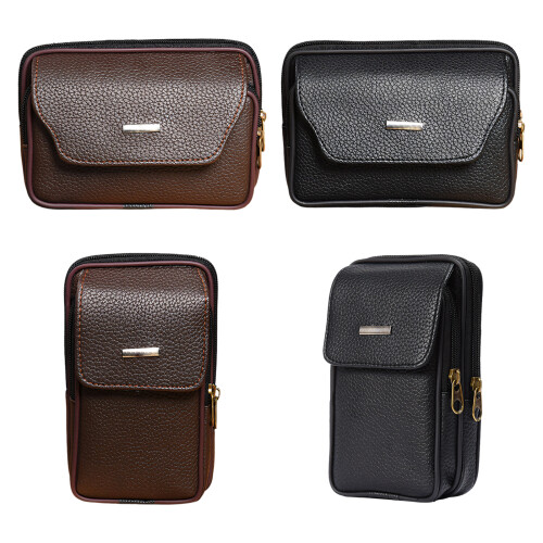 Telefonholster aus Leder, Gürteltasche, Handytasche,-4 1