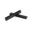 100pcs 12-Hole Screwdriver Bit Holder Box Block Black for Six Angle 6.35mm Handle 6