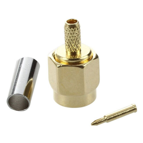 20pcs SMA Male Plug Straight Crimp RG316 RG174 Rf Adapter Connector 2