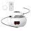 Adjustable Electric Skipping Rope Machine Fitness-White 1