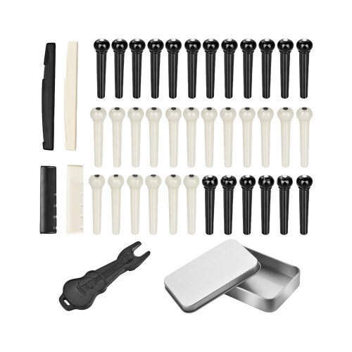Kit complet d'entretien de guitare, broches de pont,-Ensemble 5