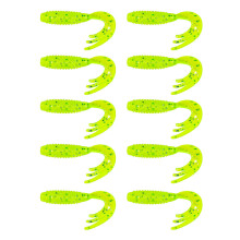 5.5cm Saltwater Fishing Accessories Curl Tail Worms-Color 4