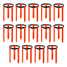 14 stuks voetbal singels taille vlag voetbaltraining-Rood