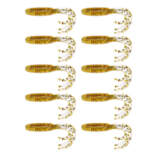 Fishing Accessories Flexible Lures Baits Curl Tail-Color 6