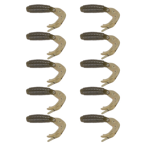 Vissen Accessoires Flexibel Kunstaas Aas Curl Tail Worms-Kleur 2