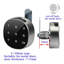 Zinc Alloy Digital Password Code Cabinet Drawer Electric Lock for Gym Hotel Swimming Pool Office Support Public Mode B