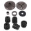 1 Set Clutch Drum Clutch Sprocket Rim Needle Bearing & 1 Set AV Buffer Shock Mounting Daper Annular Buffer 1