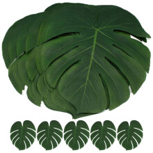 Artificial Monstera Leaves Decor Set of12