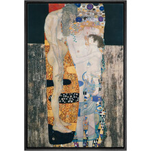 Ungerahmter Leinwanddruck: Die drei Lebensalter der Frau von Klimt, 40,6 x 61 cm