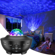 Lâmpada projetora de estrelas Galaxy com alto-falante Bluetooth
