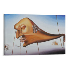 Salvador Dalí Schlaf-Leinwandbild, 20 x 30 cm