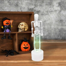 Kostrové LED nočné svetlo na Halloween