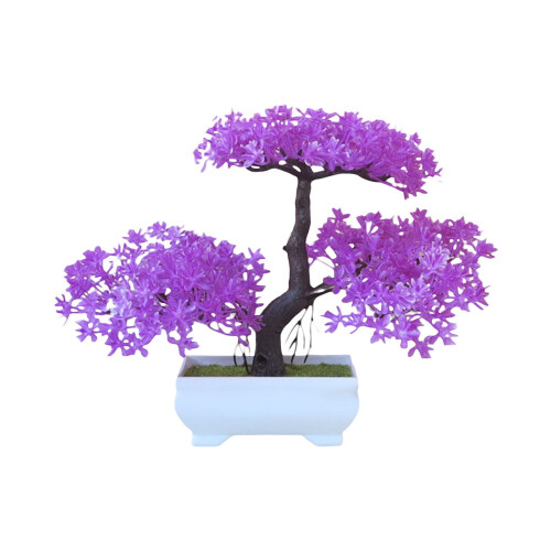 Künstlicher Bonsai-Baum mit Keramiktopf