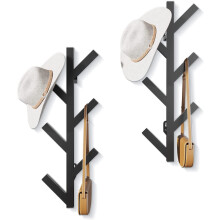 Wall Mounted Coat Rack Metal Modern 16 Inch