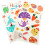 Easter Window Decals PVC - Bunny Carrot Chick Egg Gnome 1