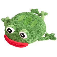 Cartoon-Frosch-Plüschkissen in verschiedenen Größen