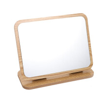 Wooden Vanity Mirror Vintage Silver Household