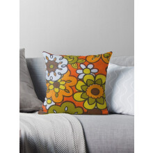 AIVO Bloemenprint Linnen Kussenhoezen 18x18 inch Set van 2