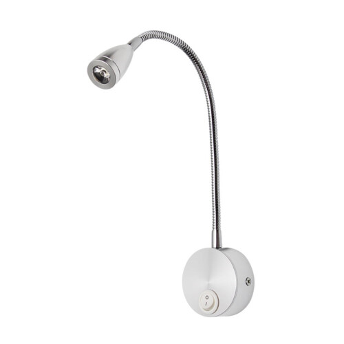 Lampe de lecture murale LED avec col de cygne flexible