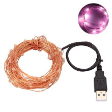 Soilse Teaghráin LED USB10m100LEDS Sreang Chopair