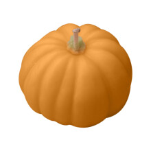 Candela profumata alla zucca, decorazione in cera fatta a mano, 7x7x5 cm