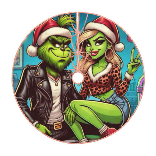 Grinch-Weihnachtsbaumrock 76 cm