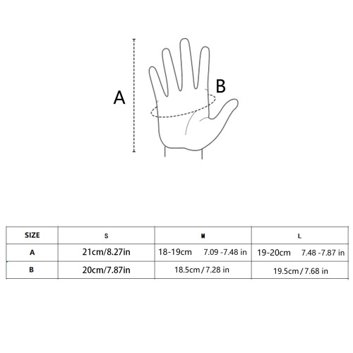Winter Motorcycle Gloves Touchscreens Protective-Coffee brown S 1