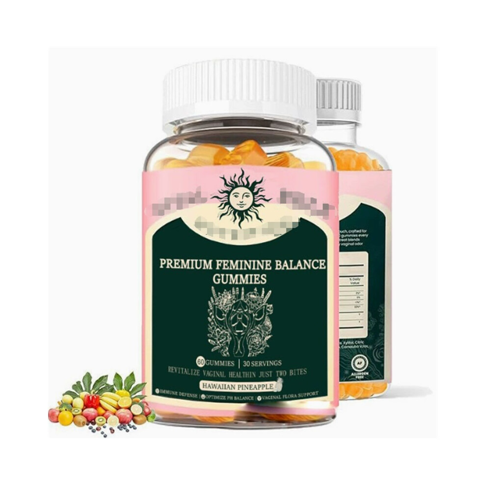(2) Premium Feminine Balance Gummies Vaginal Probiotic - for âs pH Balanced & Well