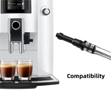 6 Pcs Black Long Milk Tube Connector for Melitta//Jura/Nivona Espresso Machine Coffee Replacement Accessories