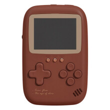 Handheld-Spielekonsole mit Powerbank (10000 MAh), 2,8-Zoll-Spielkonsole, Spielkonsole mit Klassischen Spielen, Burgunderrot