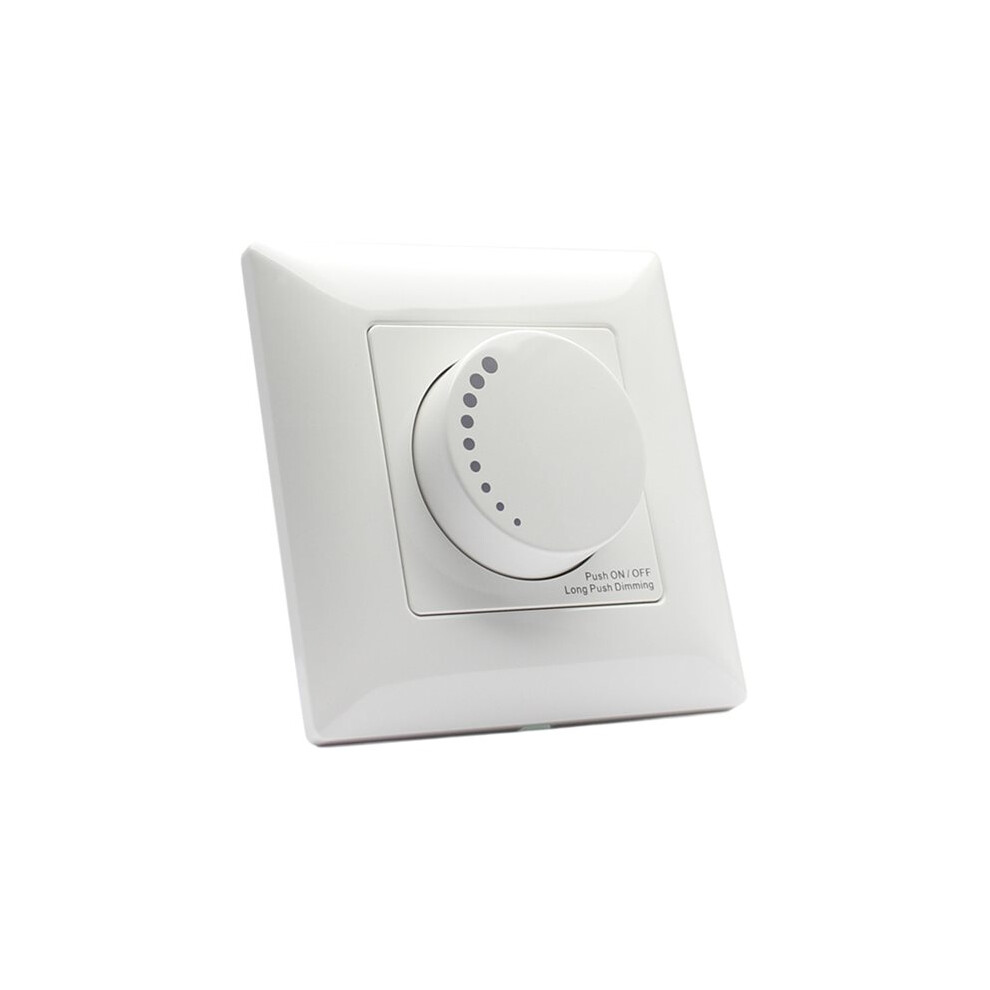 Rotary Dimmer For 5-300W Dimmable Led, Cfl And Incandescent Bulbs Flush Mounted Light 6032926513894