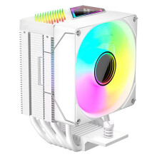 MN600 5V 3-Pin Computergehäuselüfter 90mm ARGB PWM 4-Pin Leiser Lüfter 800-1800RPM CPU-Kühlerlüfter Luftradiator Weiß