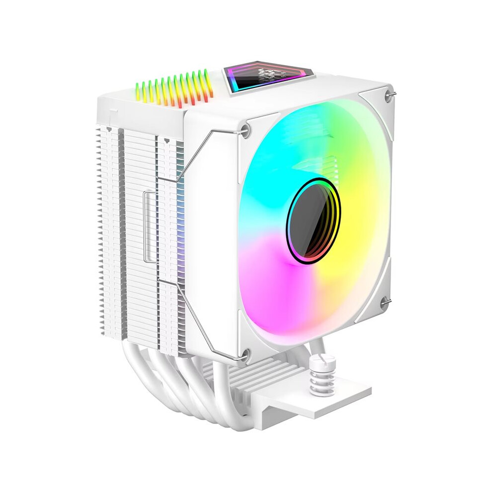 Mn600 5V 3Pin Computer Chassis Fan 90Mm Argb Pwm 4Pin Quiet Cooling Fan 800-1800Rpm Cpu Cooler Fans Air Radiator White 6032848767252