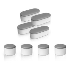 Toilet  Bumpers for Bidet and Lid Attachment,8Pcs Universal Non-Slip Toilet  Spacers for Bidet & Toilet Lid
