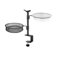 Bird Bath Fence, Detachable Balcony Railing, Bird Bathing Basin, Bird Feeder, Hanging Bird Feeder Double Layer