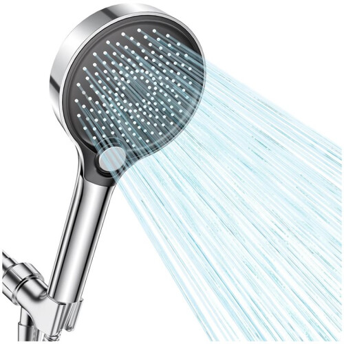 High Pressure Filtered Shower  with Handheld, 3 Modes, Chrome Finish