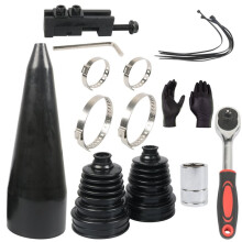 CV Boot Repair Kit with Expander Tool and Clamps, Universal CV Axle Boot Repair Kit for 19mm to 24mm Shafts