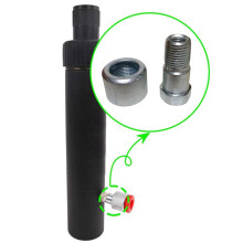 Hydraulic Jack Coupler High Hardness Metal Industrial Adapter for Enhanced Performance