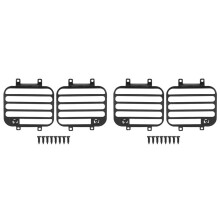 2X für MN D90 D99S MN99S 1/12 RC Auto Upgrade Teile Front Licht Lampen Schutz Scheinwerfer Abdeckung Schutz Gitter Zubehör
