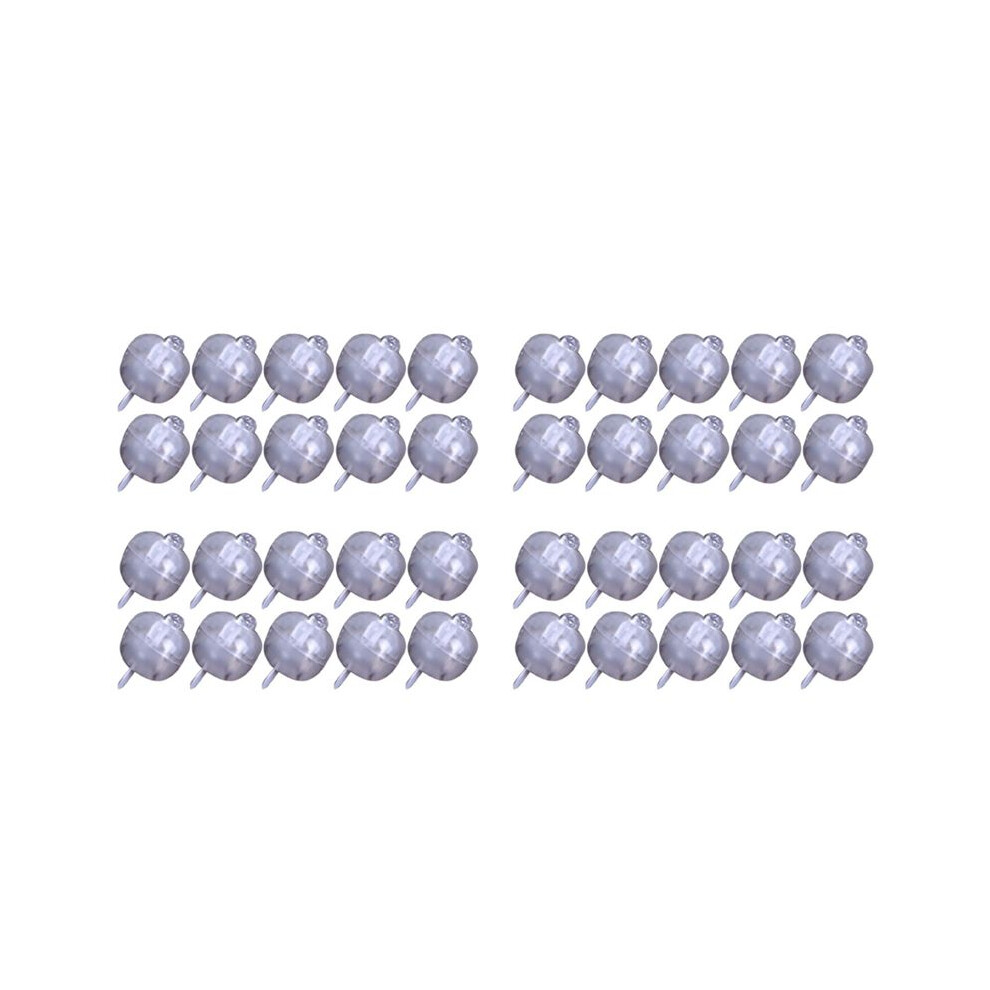 40Pcs Round Led Balloon Rgb Lights Valentine's Day Flash Lamps For Lantern Christmas Decoration Multicolor 4711356314364