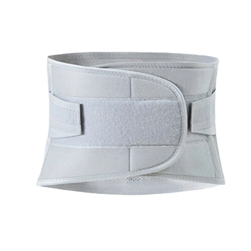 Breathable Waist Support Lower Back Lumbar Support Brace-grey M