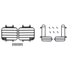 2 Set for MN D90 D99S MN99S 1/12 RC Car Parts Light Lamp Guards Headlight Cover Guard Grille Accessories Front & Rear