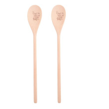 2x Christmas Gift Funny Spoons,Bout to Stir  Some Shit Engraved Funny Wooden Spoon,Unique Wooden  Spoon