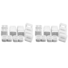 Ceramic Cat Fountain Replacement Filter, 32 Carbon Filters and 8 Foam Filters, Suitable for IPETTIE Tritone / Fiumi