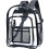 Heavy Duty Clear Backpack,Security Transparent School Backpack,See Through Bookbag For Work, Security Check And Travel 1