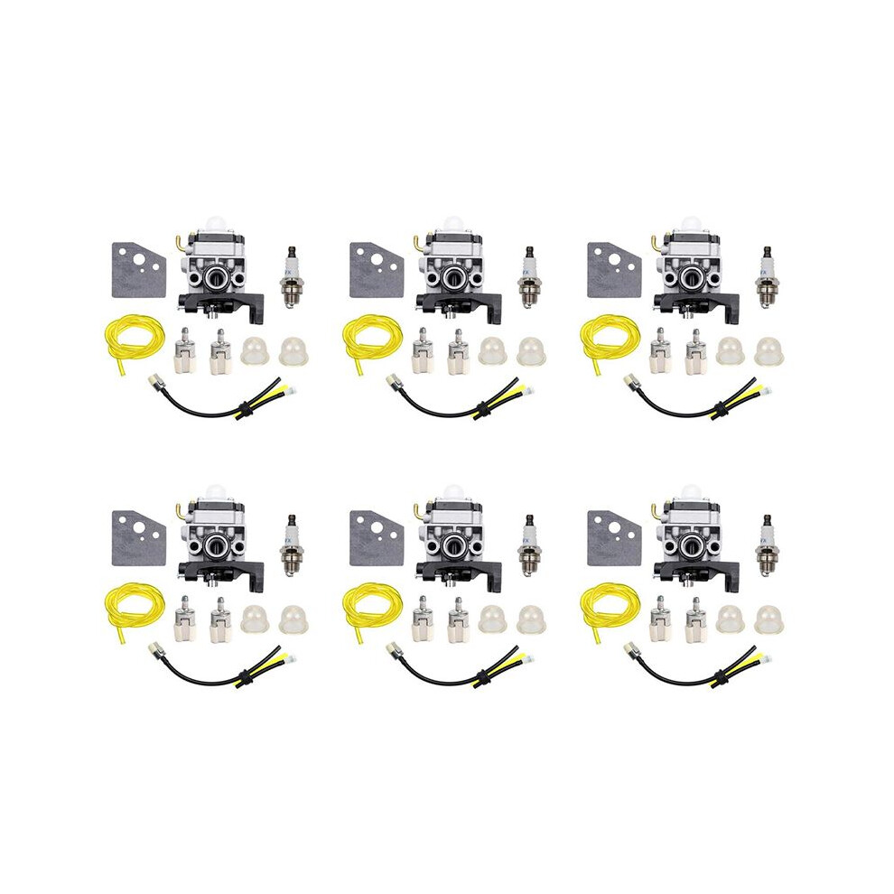 6X Carburetor Gasket Fuel Pipe Assembly For Gx25 Gx35 Gx 25 35 Hht35 Hht35s Fg110 Lawn Mower Engine 4711931929693