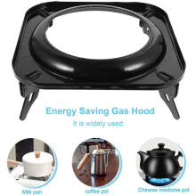 2X Wok Support Ring Wok Ring Gas Stove Rack Trivets Pan Milk Pot Holder Stand Anti-Skid Furnace Cooker Rack Accessories