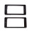 8ST Svart Curved Humbucker Pickups Monteringsringar för Ram för Elgitarr 1