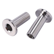 Stainless Steel Protector Sleeves for 1/8 Inch Cable Railing, Wood Posts, DIY Balustrade T316 Marine Grade 192 Pack