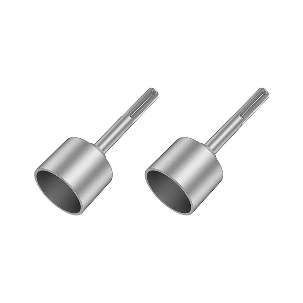 2X Sds-Max Ground Rod Driver, 65Mm Heavy Duty Steel Drill Bit Driver,For Rotaryhammer Drill Grounding Rods (2.56 In) 4711640035586